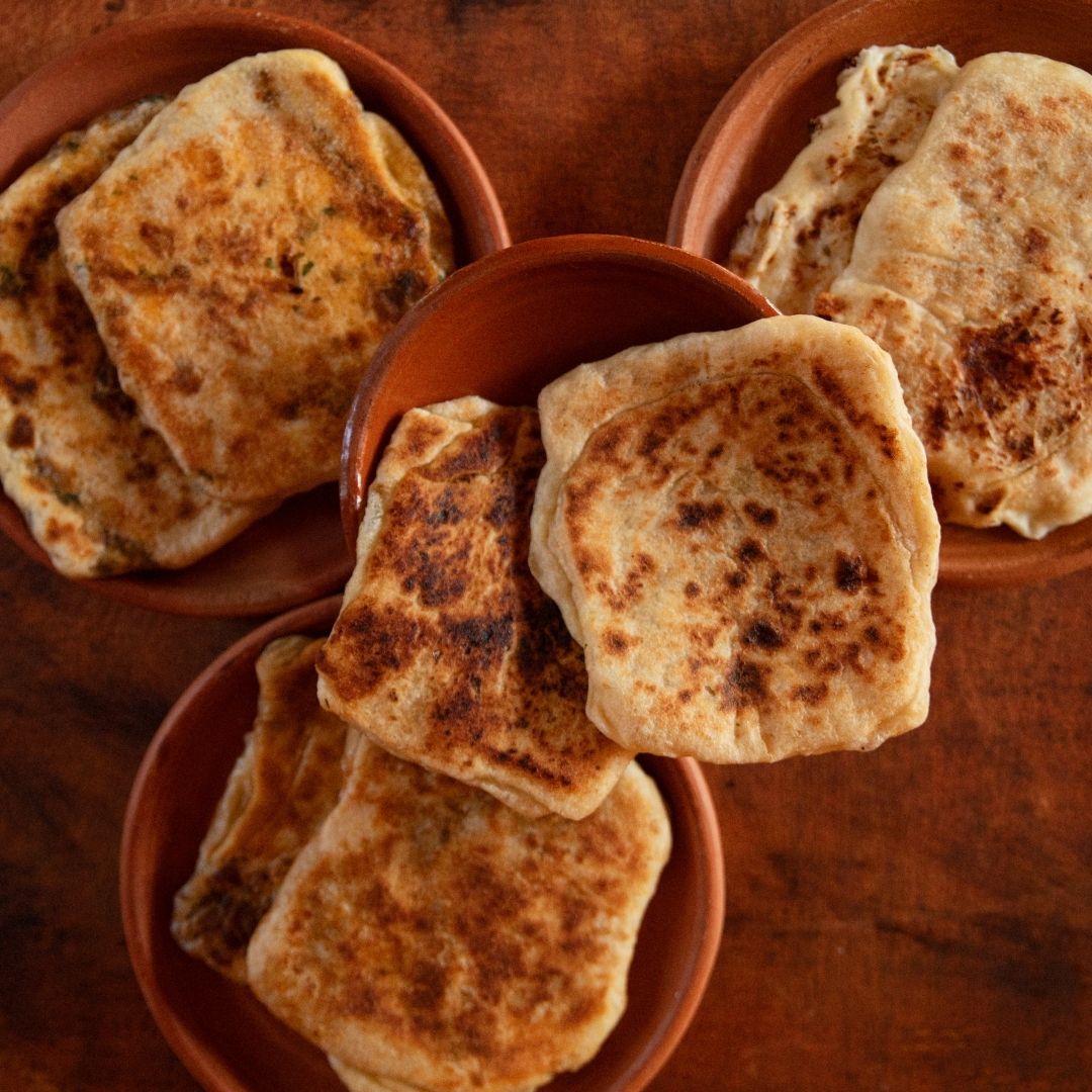 Msemen, traditional Moroccan layered flatbread